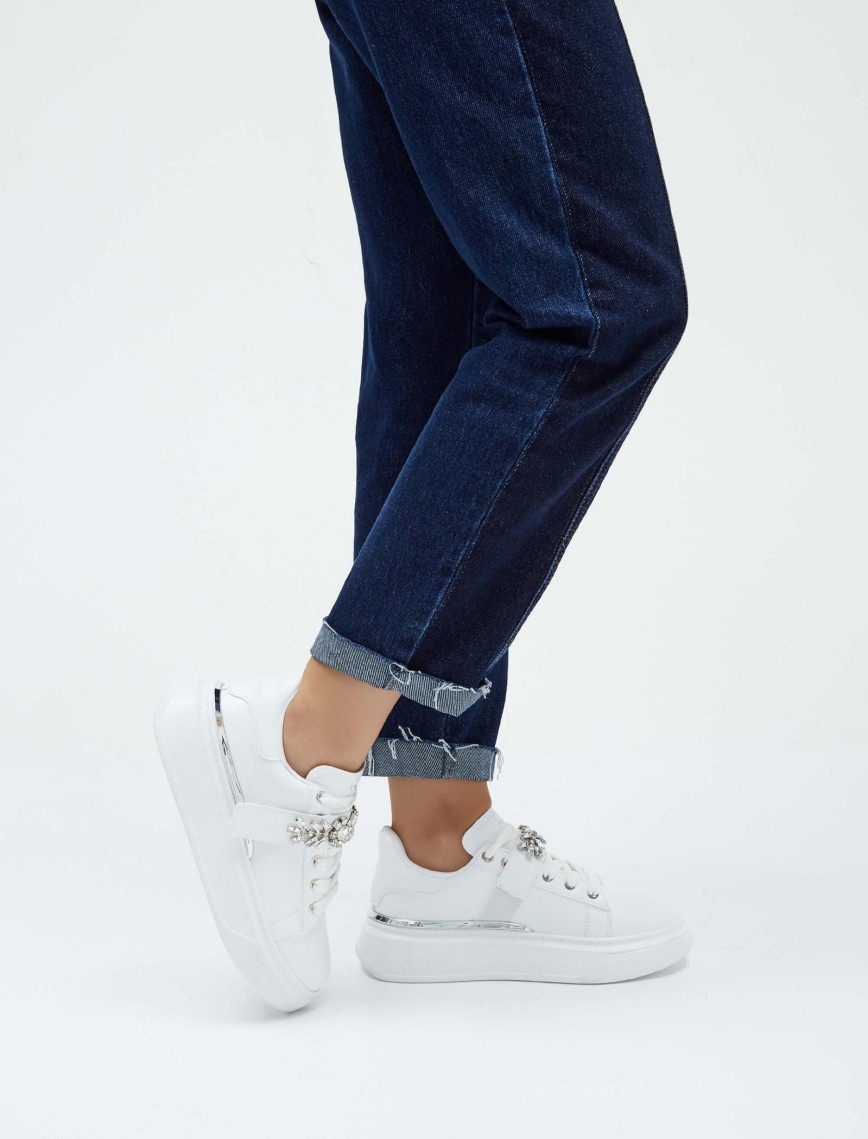 Tamer Tanca Kadın Vegan Beyaz Sneakers & Spor Ayakkabı