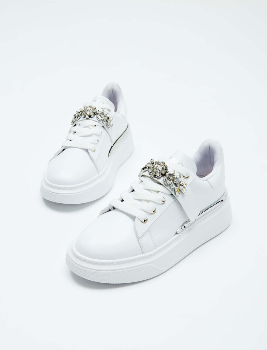 Tamer Tanca Kadın Vegan Beyaz Sneakers & Spor Ayakkabı