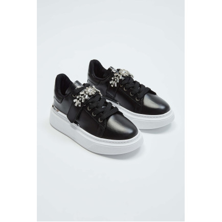 Tamer Tanca Kadın Vegan Siyah Sneakers & Spor Ayakkabı Tamer Tanca Kadın Vegan Siyah Sneakers & Spor Ayakkabı