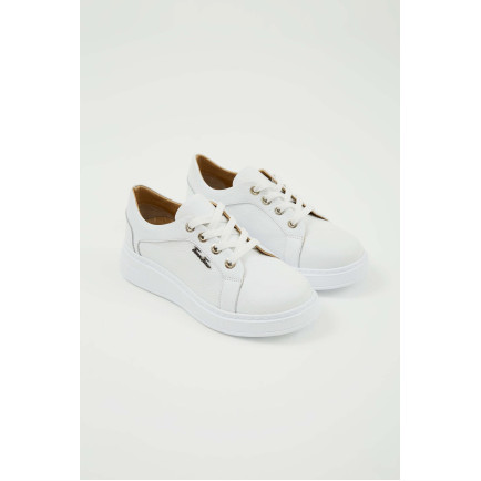 Tamer Tanca Kadın Hakiki Deri Beyaz Sneakers & Spor Ayakkabı Tamer Tanca Kadın Hakiki Deri Beyaz Sneakers & Spor Ayakkabı