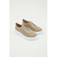 Tamer Tanca Kadın Hakiki Deri Vizon Sneakers & Spor Ayakkabı