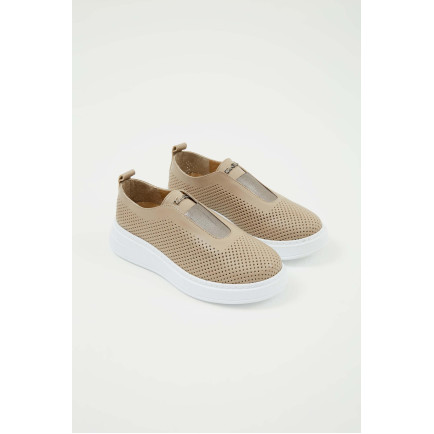 Tamer Tanca Kadın Hakiki Deri Vizon Sneakers & Spor Ayakkabı