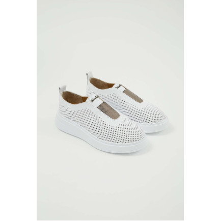 Tamer Tanca Kadın Hakiki Deri Beyaz Sneakers & Spor Ayakkabı