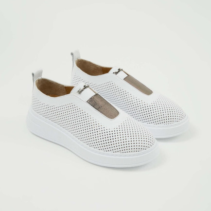 Tamer Tanca Kadın Hakiki Deri Beyaz Sneakers & Spor Ayakkabı