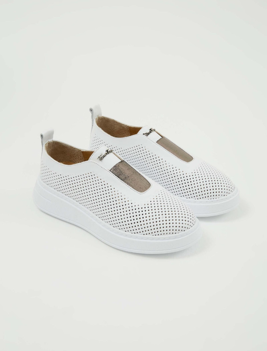 Tamer Tanca Kadın Hakiki Deri Siyah Deri Sneakers & Spor Ayakkabı