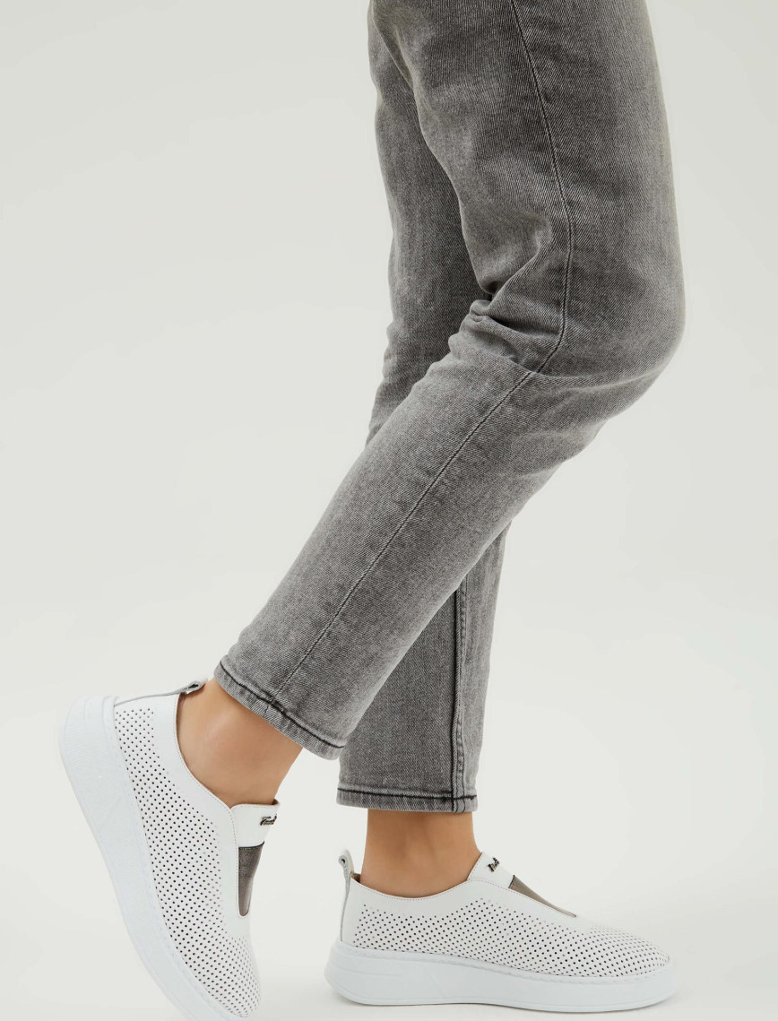 Tamer Tanca Kadın Hakiki Deri Beyaz Sneakers & Spor Ayakkabı