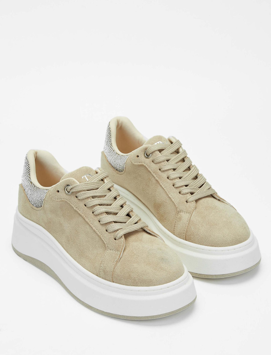 Tamer Tanca Kadın Vegan Bej Sneakers & Spor Ayakkabı