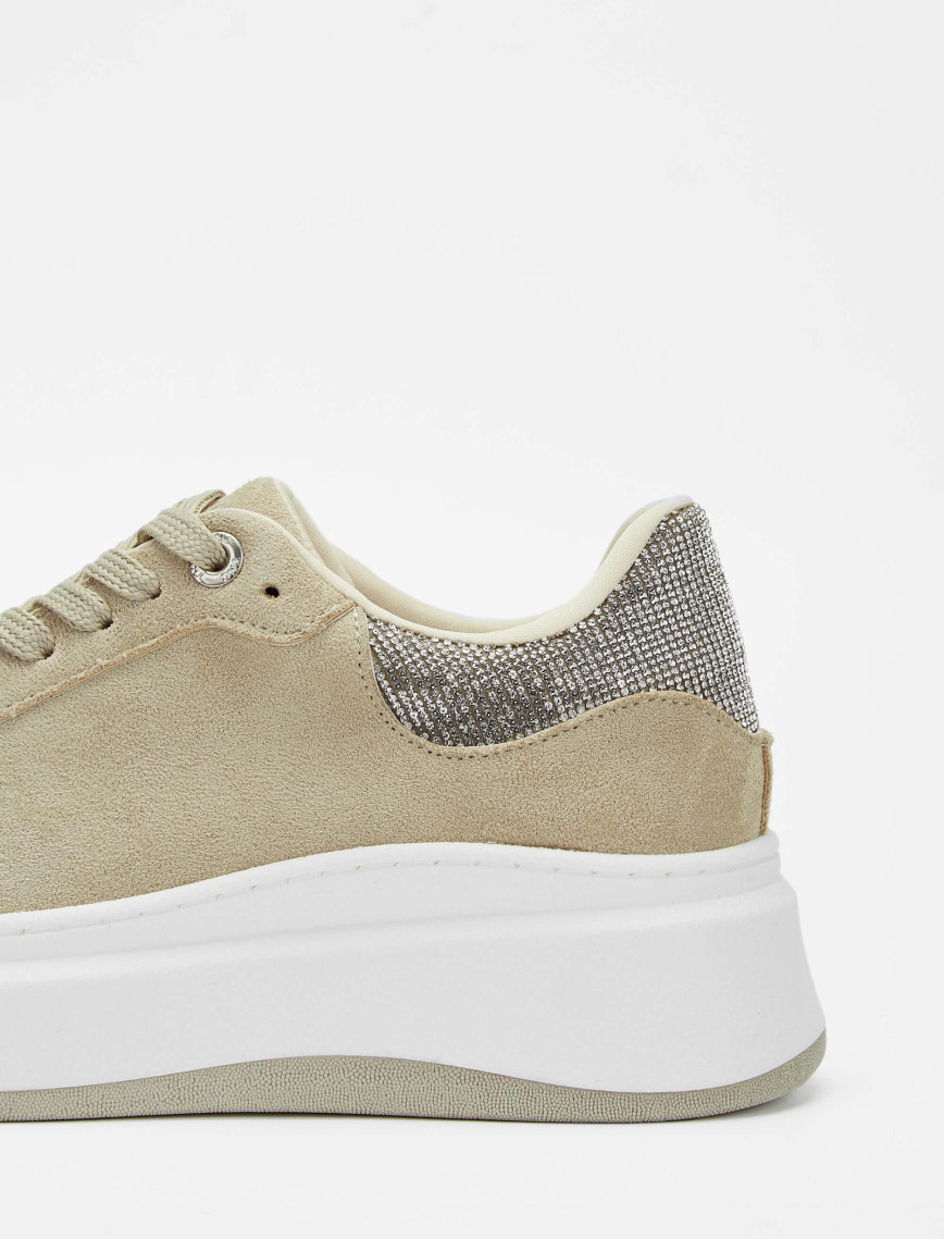 Tamer Tanca Kadın Vegan Bej Sneakers & Spor Ayakkabı