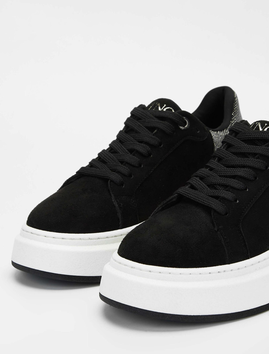 Tamer Tanca Kadın Vegan Siyah Süet Sneakers & Spor Ayakkabı Tamer Tanca Kadın Vegan Siyah Süet Sneakers & Spor Ayakkabı