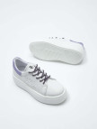 Tamer Tanca Kadın Vegan Beyaz/Mor Sneakers & Spor Ayakkabı