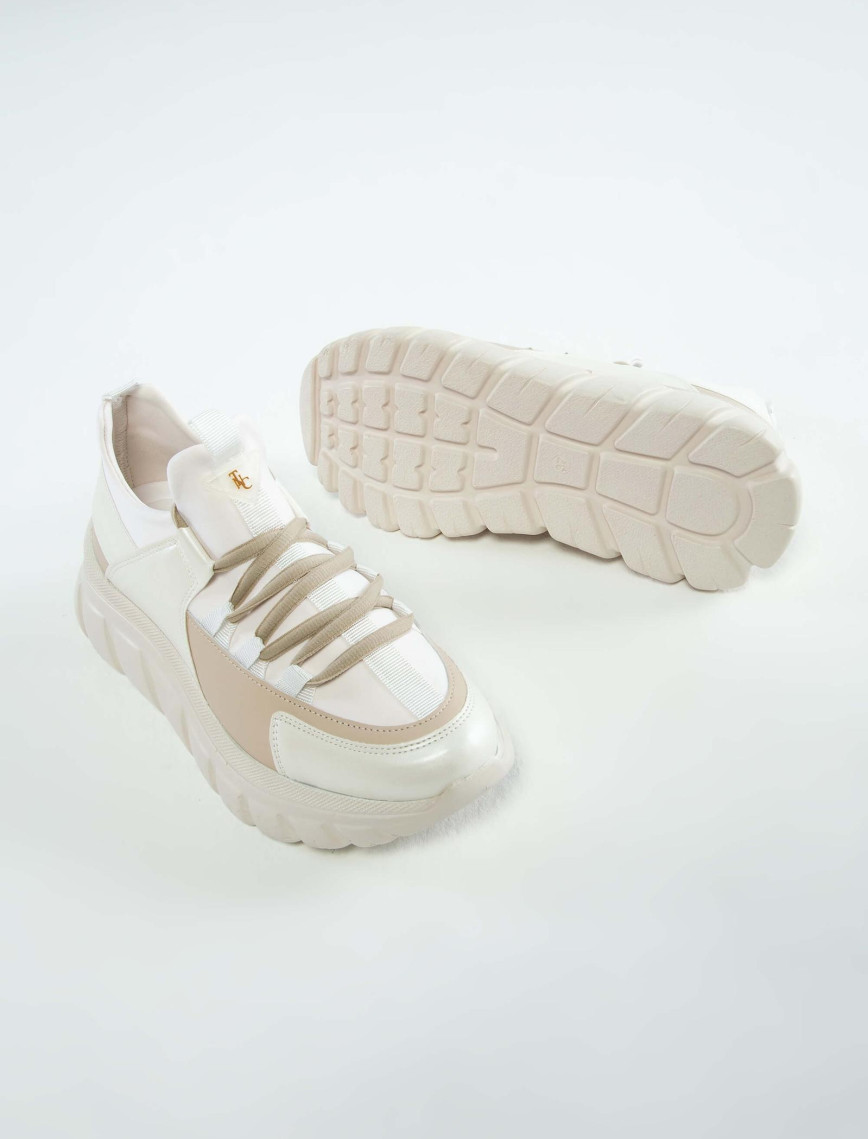 Tamer Tanca Kadın Vegan Beyaz Sneakers & Spor Ayakkabı
