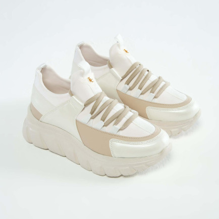 Tamer Tanca Kadın Vegan Beyaz Sneakers & Spor Ayakkabı