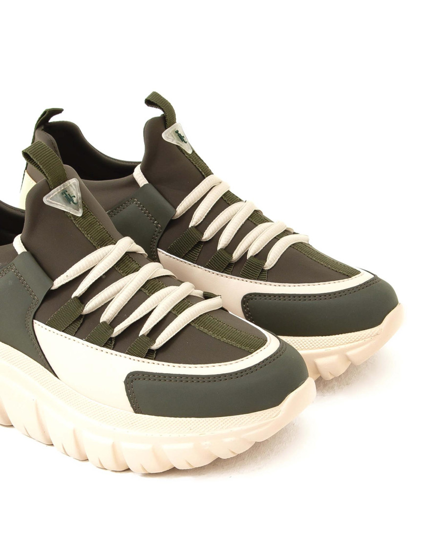 Tamer Tanca Kadın Vegan Haki Sneakers & Spor Ayakkabı