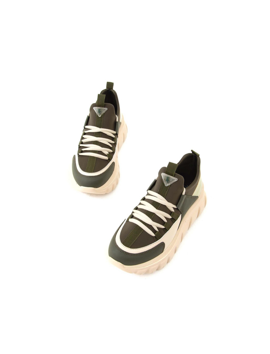 Tamer Tanca Kadın Vegan Haki Sneakers & Spor Ayakkabı