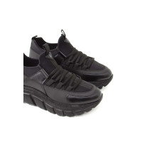 Tamer Tanca Kadın Vegan Siyah/Siyah Sneakers & Spor Ayakkabı