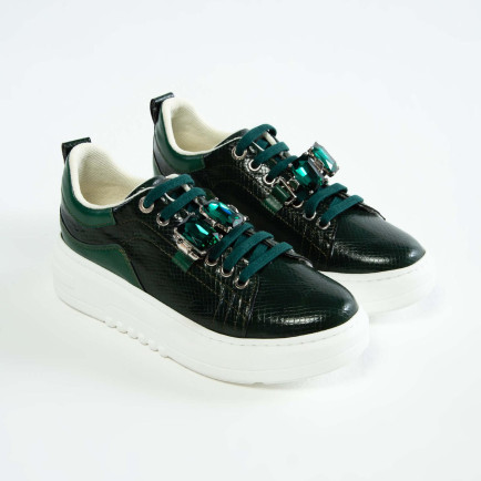 Tamer Tanca Kadın Vegan Yeşil Sneakers & Spor Ayakkabı