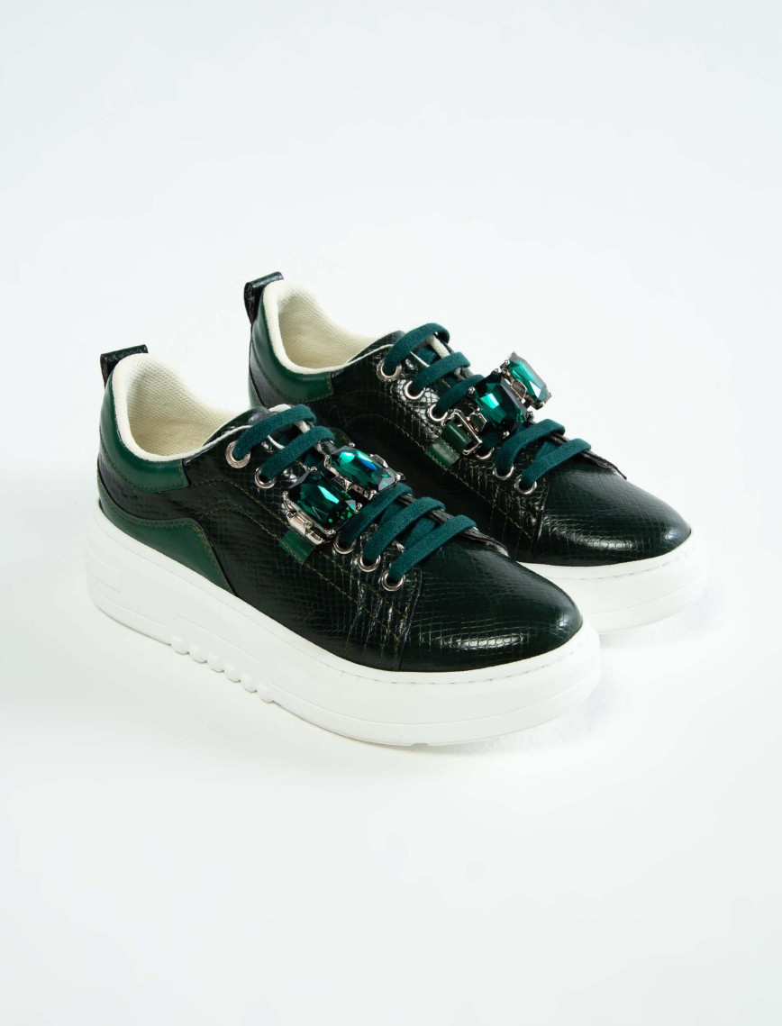 Tamer Tanca Kadın Vegan Yeşil Sneakers & Spor Ayakkabı