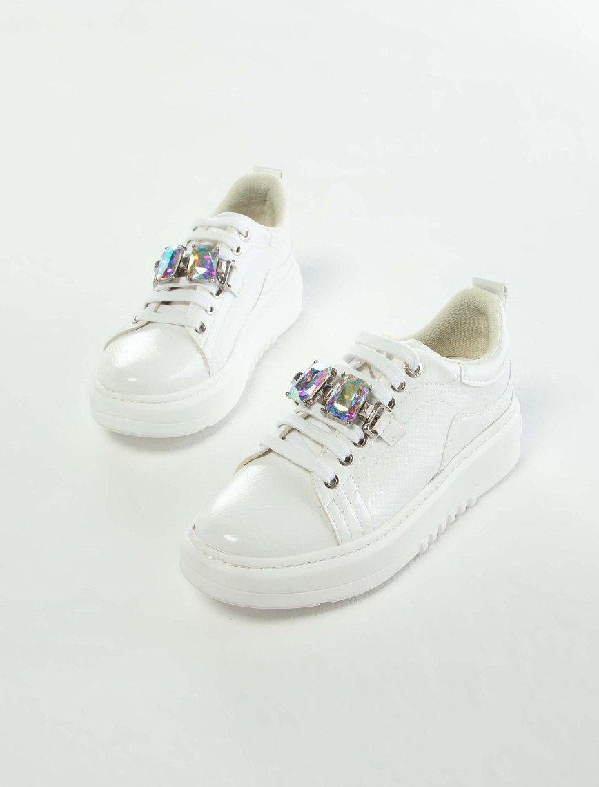 Tamer Tanca Kadın Vegan Beyaz Sneakers & Spor Ayakkabı