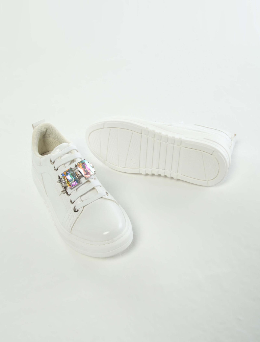 Tamer Tanca Kadın Vegan Beyaz Sneakers & Spor Ayakkabı