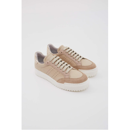 Tamer Tanca Kadın Hakiki Deri Bej Sneakers & Spor Ayakkabı