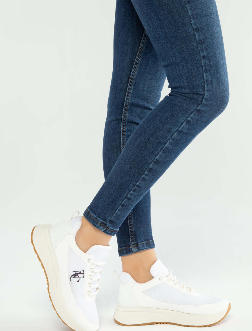 Tamer Tanca Kadın Vegan Siyah Sneakers & Spor Ayakkabı