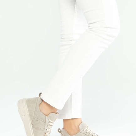 Tamer Tanca Kadın Hakiki Deri Bej Sneakers & Spor Ayakkabı