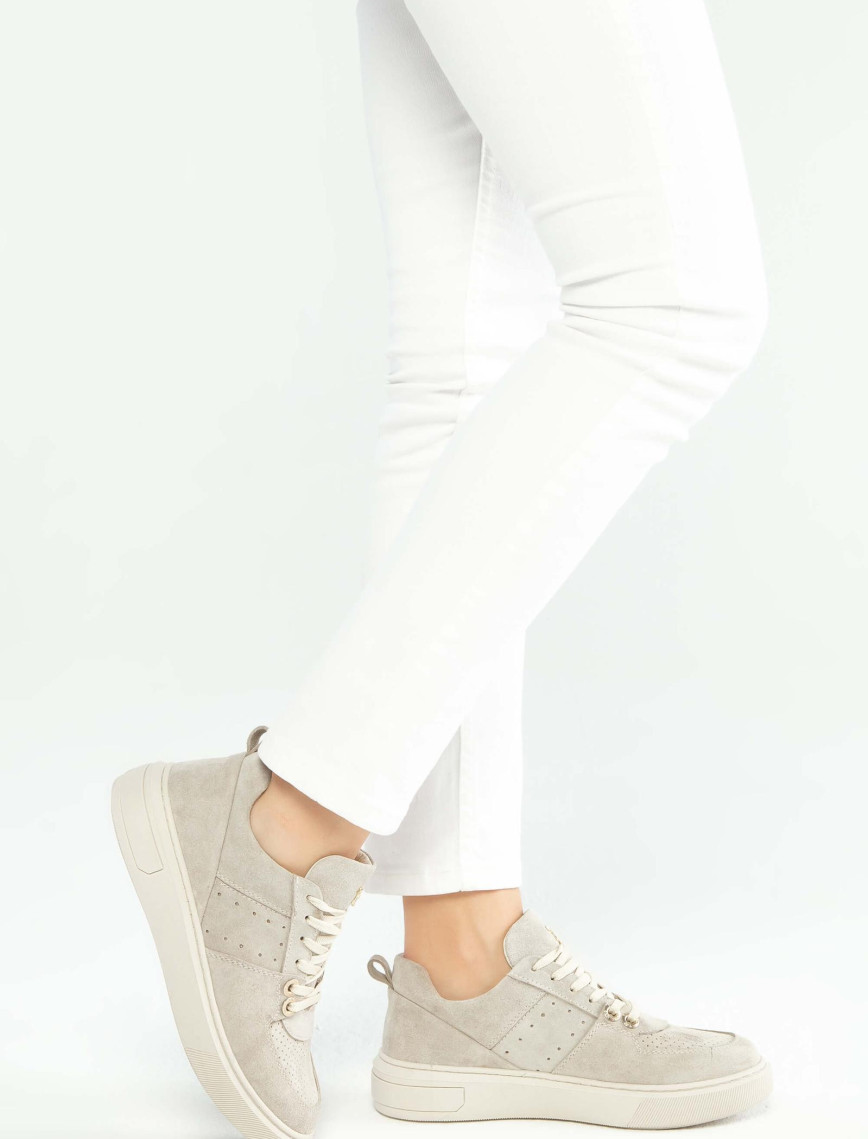 Tamer Tanca Kadın Hakiki Deri Siyah Deri Sneakers & Spor Ayakkabı