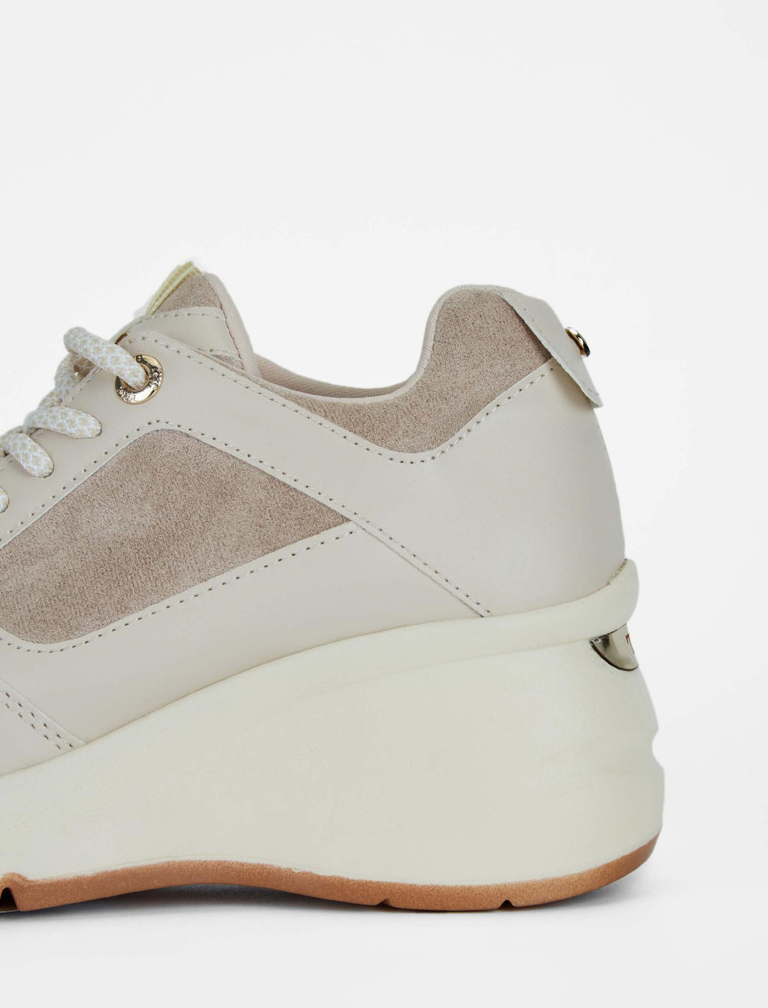 Tamer Tanca Kadın Vegan Bej Sneakers & Spor Ayakkabı