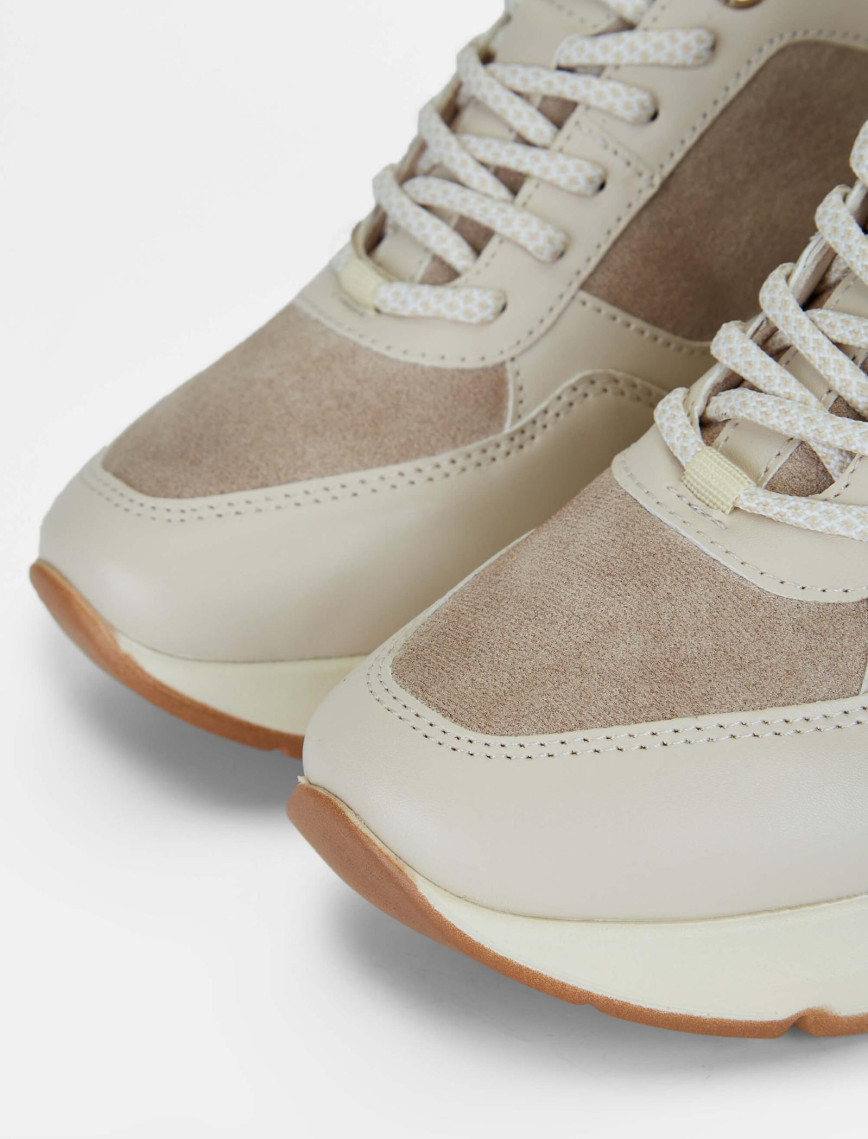 Tamer Tanca Kadın Vegan Bej Sneakers & Spor Ayakkabı