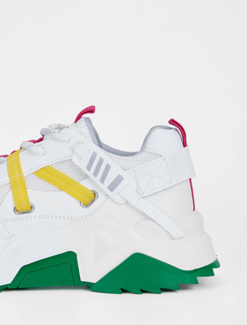 Tamer Tanca Kadın Vegan Beyaz Sneakers & Spor Ayakkabı