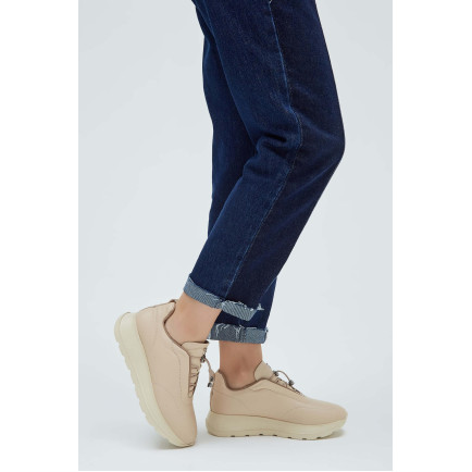 Tamer Tanca Kadın Hakiki Deri Bej Sneakers & Spor Ayakkabı