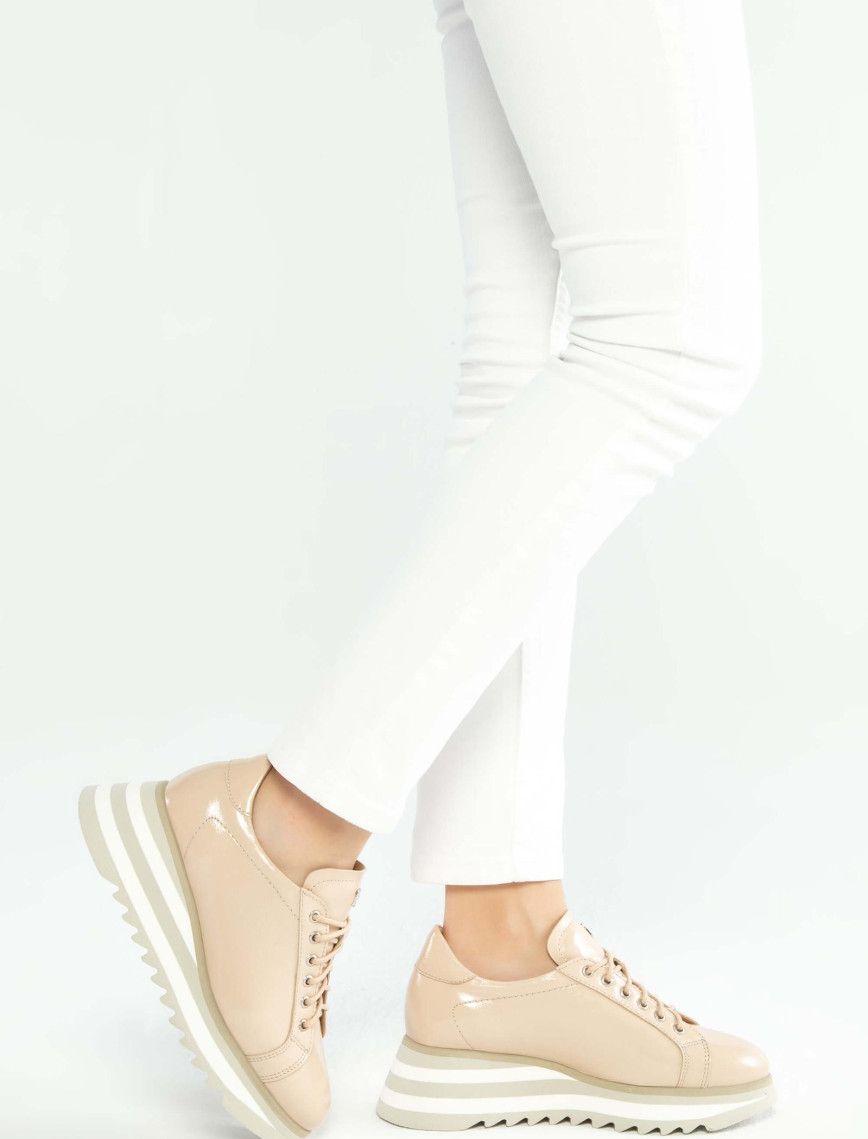 Tamer Tanca Kadın Hakiki Deri Siyah Rugan Sneakers & Spor Ayakkabı Tamer Tanca Kadın Hakiki Deri Siyah Rugan Sneakers & Spor Ayakkabı