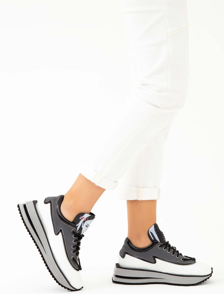 Tamer Tanca Kadın Hakiki Deri Beyaz Sneakers & Spor Ayakkabı Tamer Tanca Kadın Hakiki Deri Beyaz Sneakers & Spor Ayakkabı