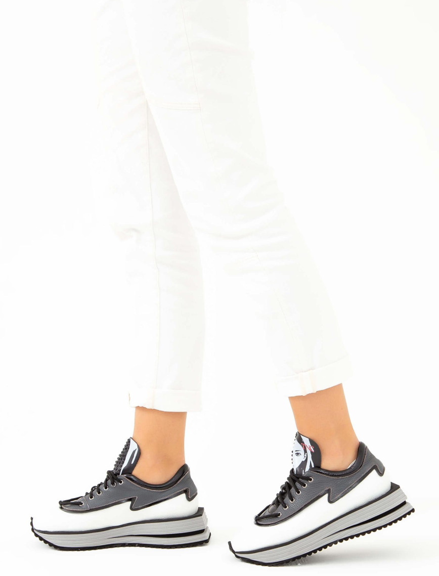 Tamer Tanca Kadın Hakiki Deri Beyaz Sneakers & Spor Ayakkabı Tamer Tanca Kadın Hakiki Deri Beyaz Sneakers & Spor Ayakkabı