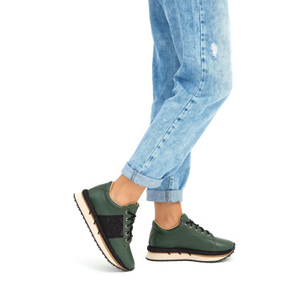 Tamer Tanca Kadın Hakiki Deri Yeşil Sneakers & Spor Ayakkabı