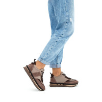 Tamer Tanca Kadın Hakiki Deri Vizon Sneakers & Spor Ayakkabı