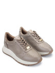 Tamer Tanca Kadın Hakiki Deri Bej Sneakers & Spor Ayakkabı
