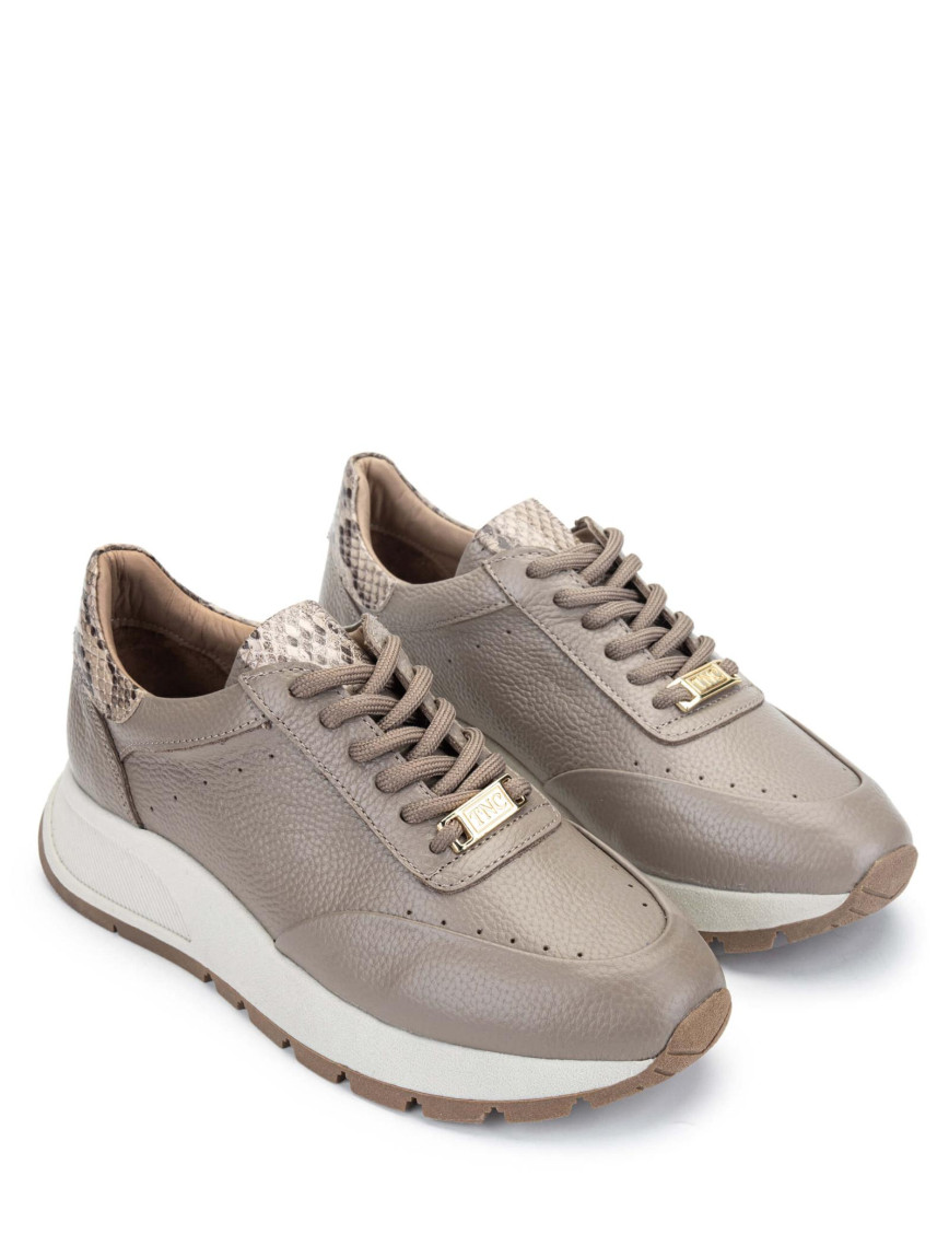 Tamer Tanca Kadın Hakiki Deri Bej Sneakers & Spor Ayakkabı