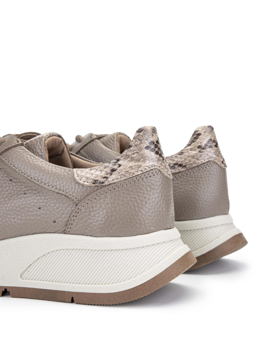 Tamer Tanca Kadın Hakiki Deri Bej Sneakers & Spor Ayakkabı