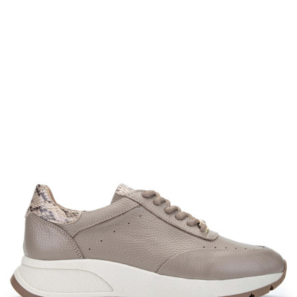Tamer Tanca Kadın Hakiki Deri Bej Sneakers & Spor Ayakkabı