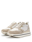 Tamer Tanca Kadın Hakiki Deri Bej Sneakers & Spor Ayakkabı