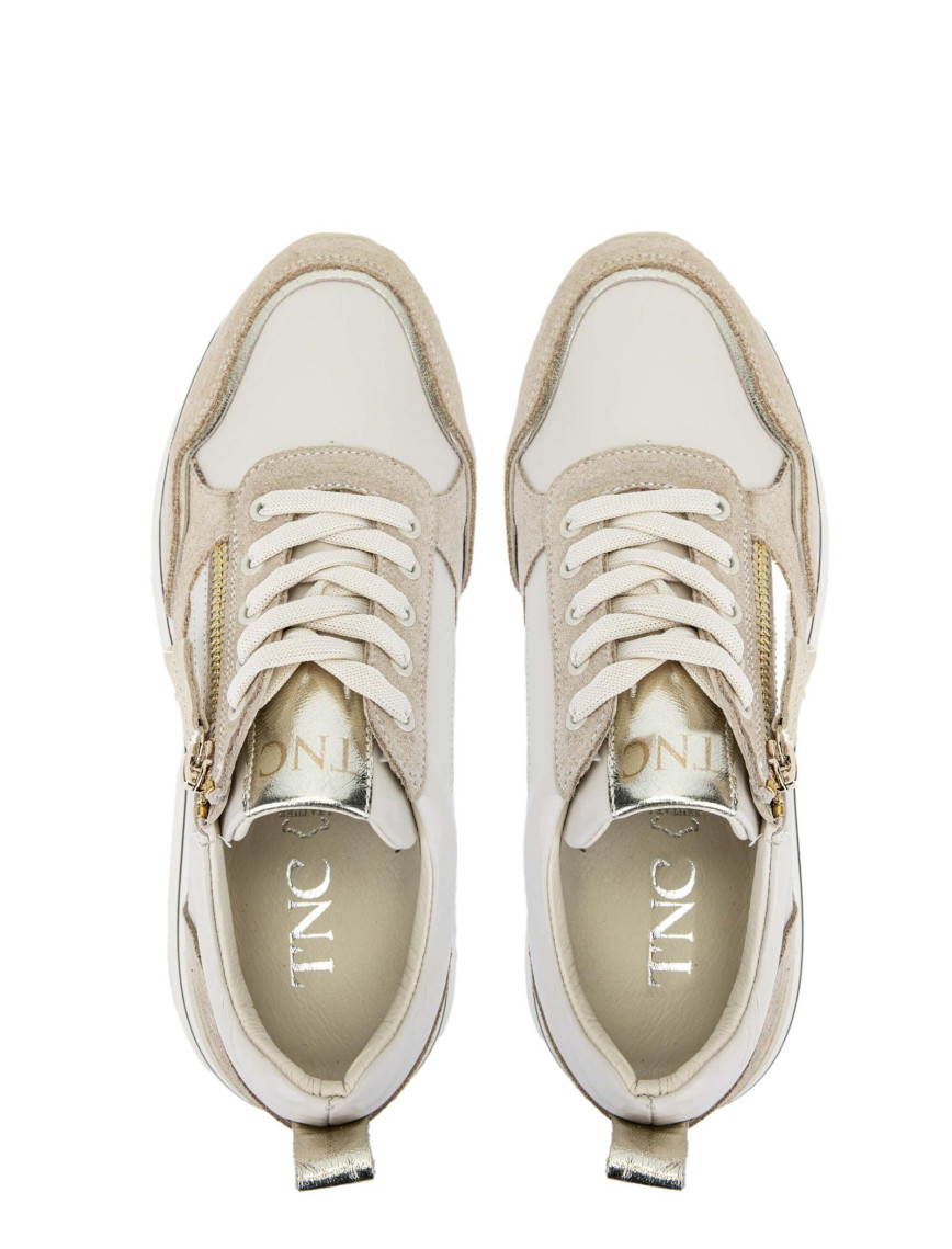 Tamer Tanca Kadın Hakiki Deri Bej Sneakers & Spor Ayakkabı