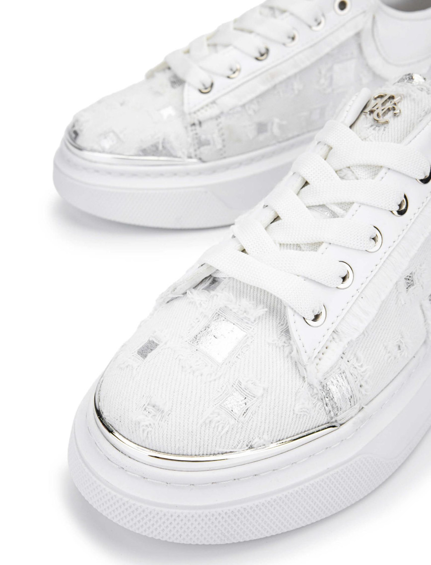 Tamer Tanca Kadın Tekstil Beyaz/Lame Sneakers & Spor Ayakkabı Tamer Tanca Kadın Tekstil Beyaz/Lame Sneakers & Spor Ayakkabı