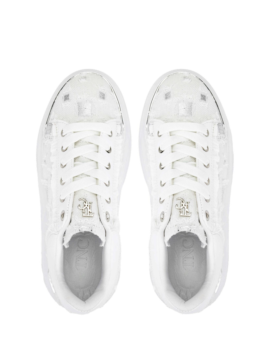 Tamer Tanca Kadın Tekstil Beyaz/Lame Sneakers & Spor Ayakkabı Tamer Tanca Kadın Tekstil Beyaz/Lame Sneakers & Spor Ayakkabı