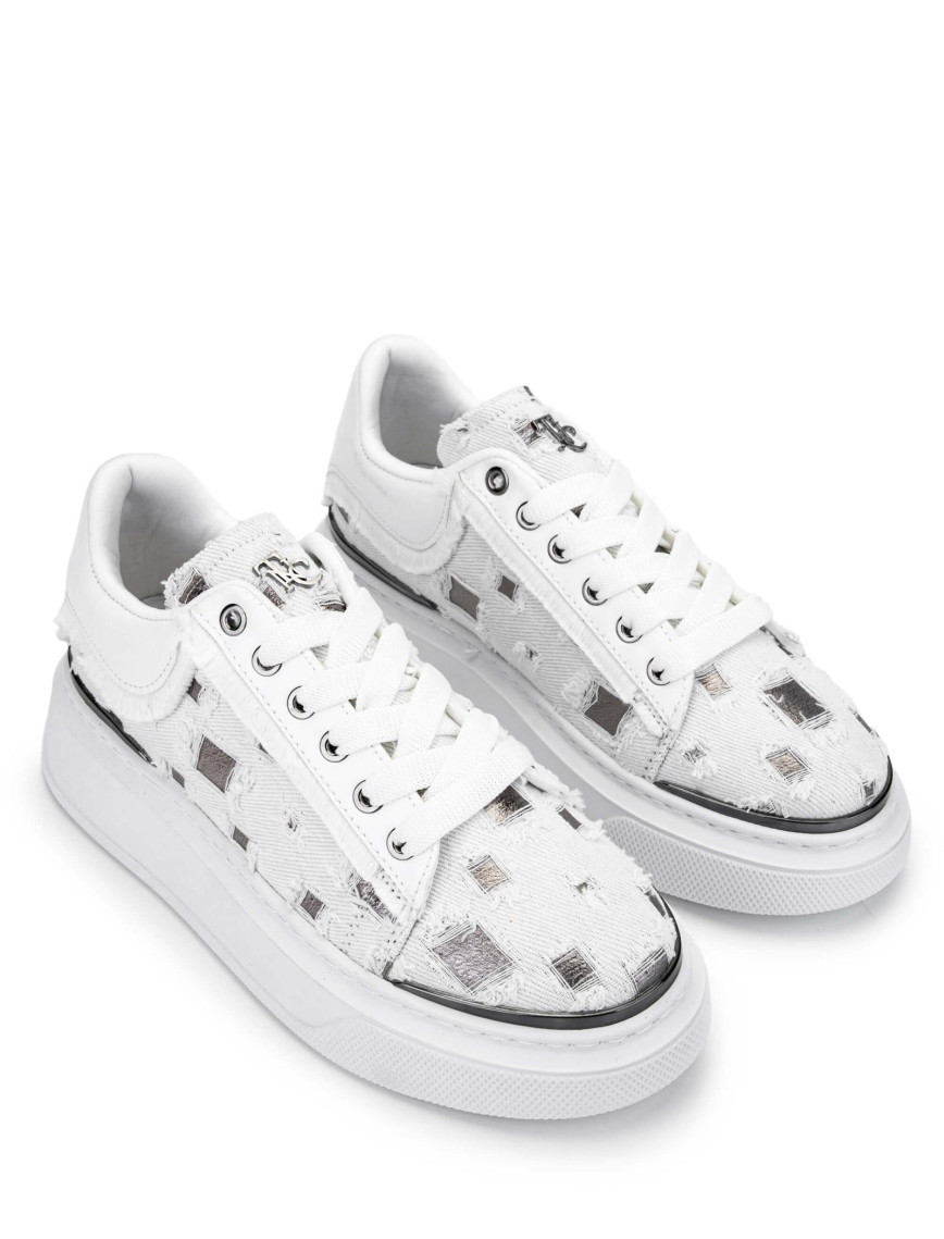 Tamer Tanca Kadın Tekstil Beyaz/Siyah Sneakers & Spor Ayakkabı Tamer Tanca Kadın Tekstil Beyaz/Siyah Sneakers & Spor Ayakkabı