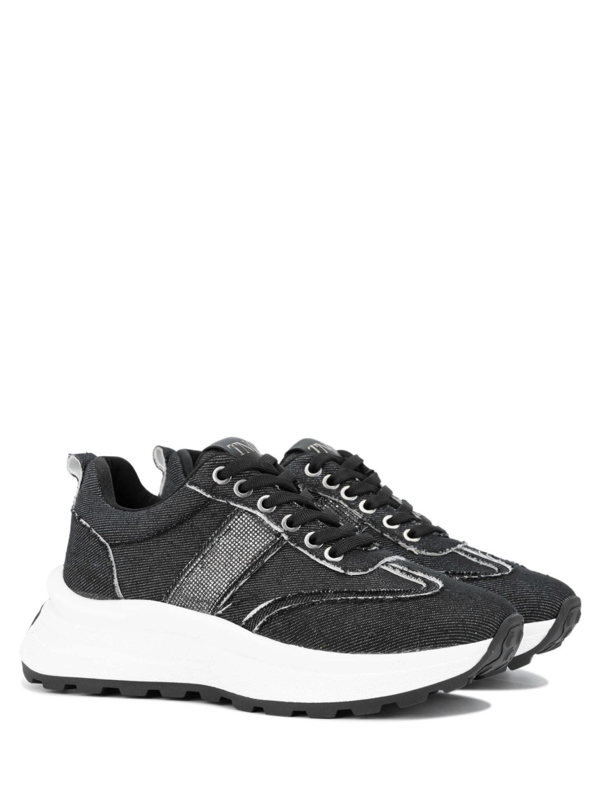 Tamer Tanca Kadın Tekstil Siyah Sneakers & Spor Ayakkabı