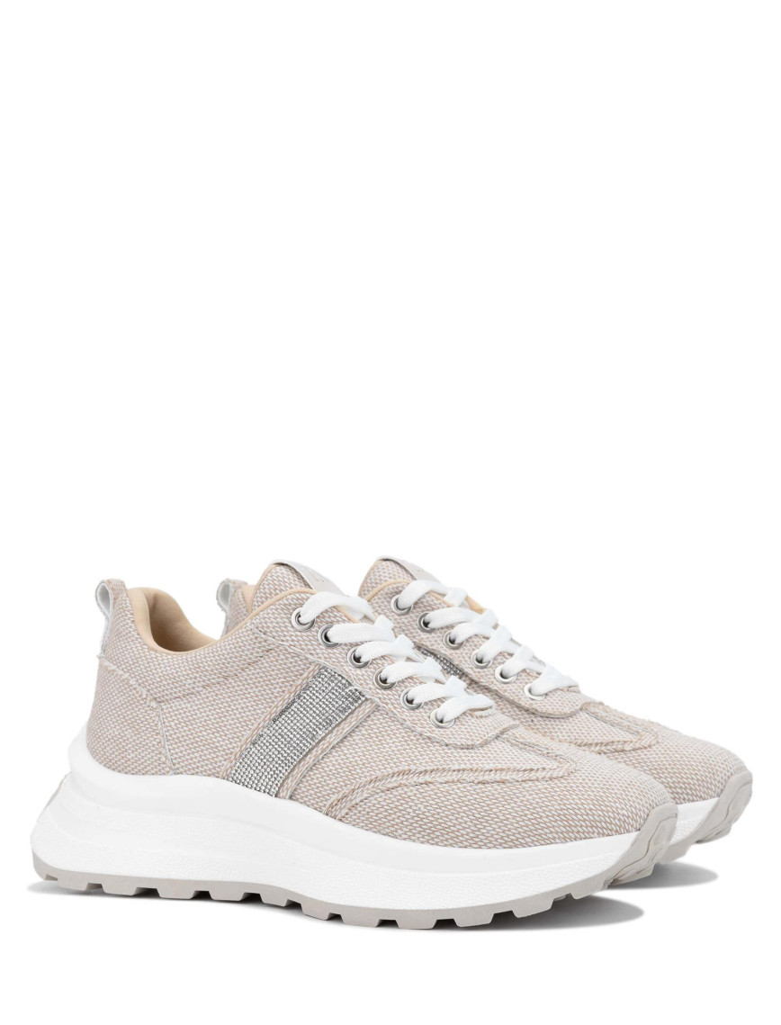 Tamer Tanca Kadın Tekstil Bej Sneakers & Spor Ayakkabı