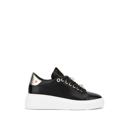 Tamer Tanca Kadın Vegan Siyah Sneakers & Spor Ayakkabı