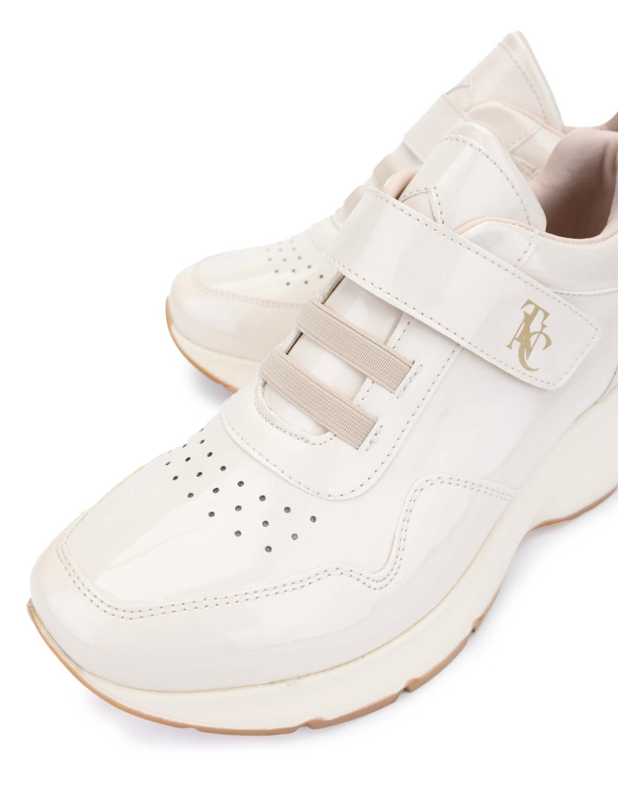 Tamer Tanca Kadın Hakiki Deri Bej Rugan Sneakers & Spor Ayakkabı Tamer Tanca Kadın Hakiki Deri Bej Rugan Sneakers & Spor Ayakkabı