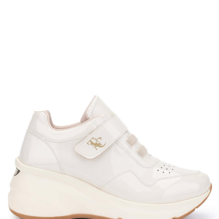 Tamer Tanca Kadın Hakiki Deri Bej Rugan Sneakers & Spor Ayakkabı